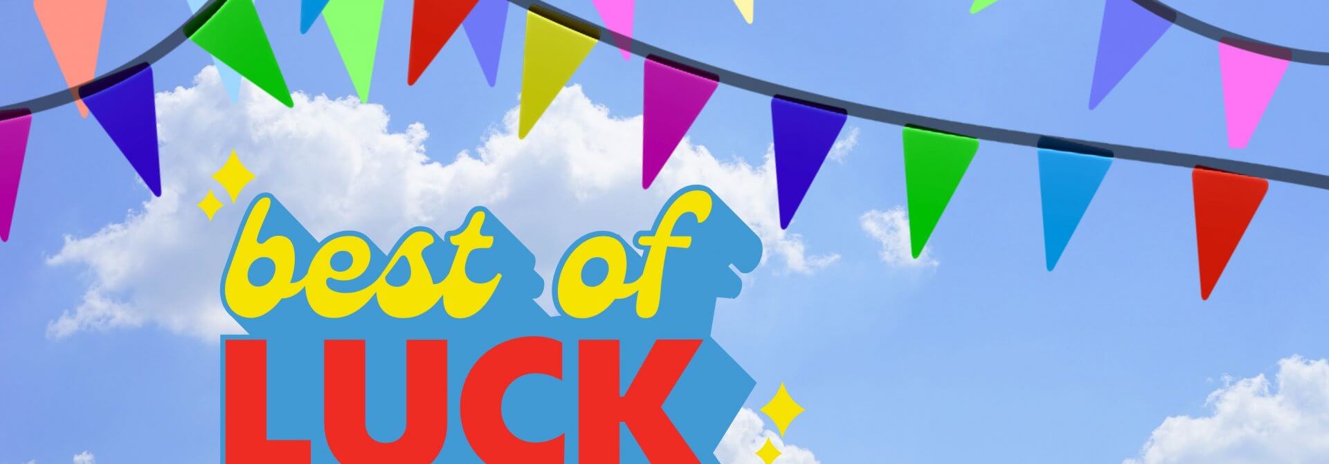 Good Luck banner